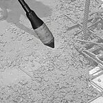 Zastosowanie, Zagęszczanie betonu za pomocą wibratora pneumatycznego NVV 15 NetterVibration Polska
