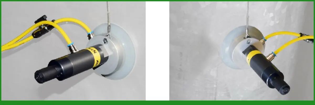 NetterVibration Polska VAC 6 z NTS 180 na gładkiej powierzchni oraz VAC 6 z NTS 180 na powierzchni zakrzywionej